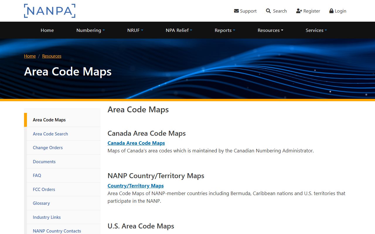 Rocky Mount phone area codes NANPA area code map